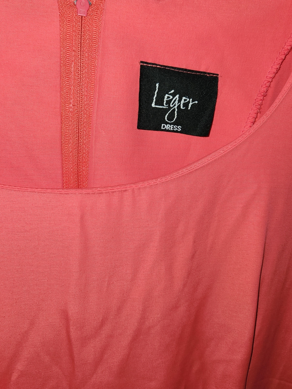 Herve Leger Coral Pink Mini Dress